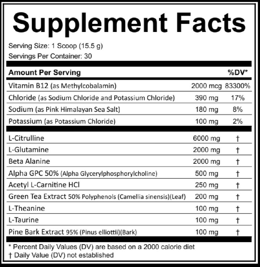 Mango Pineapple Natural Pre-Workout